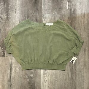 HYFVE Olive Green Women's Blouse